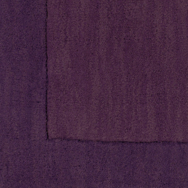 Livabliss Mystique Hand Loomed Wool Area Rug with High Low Pile for Modern Living Spaces Dark Purple, Da 9'9" x 9'9" M349-99SQ