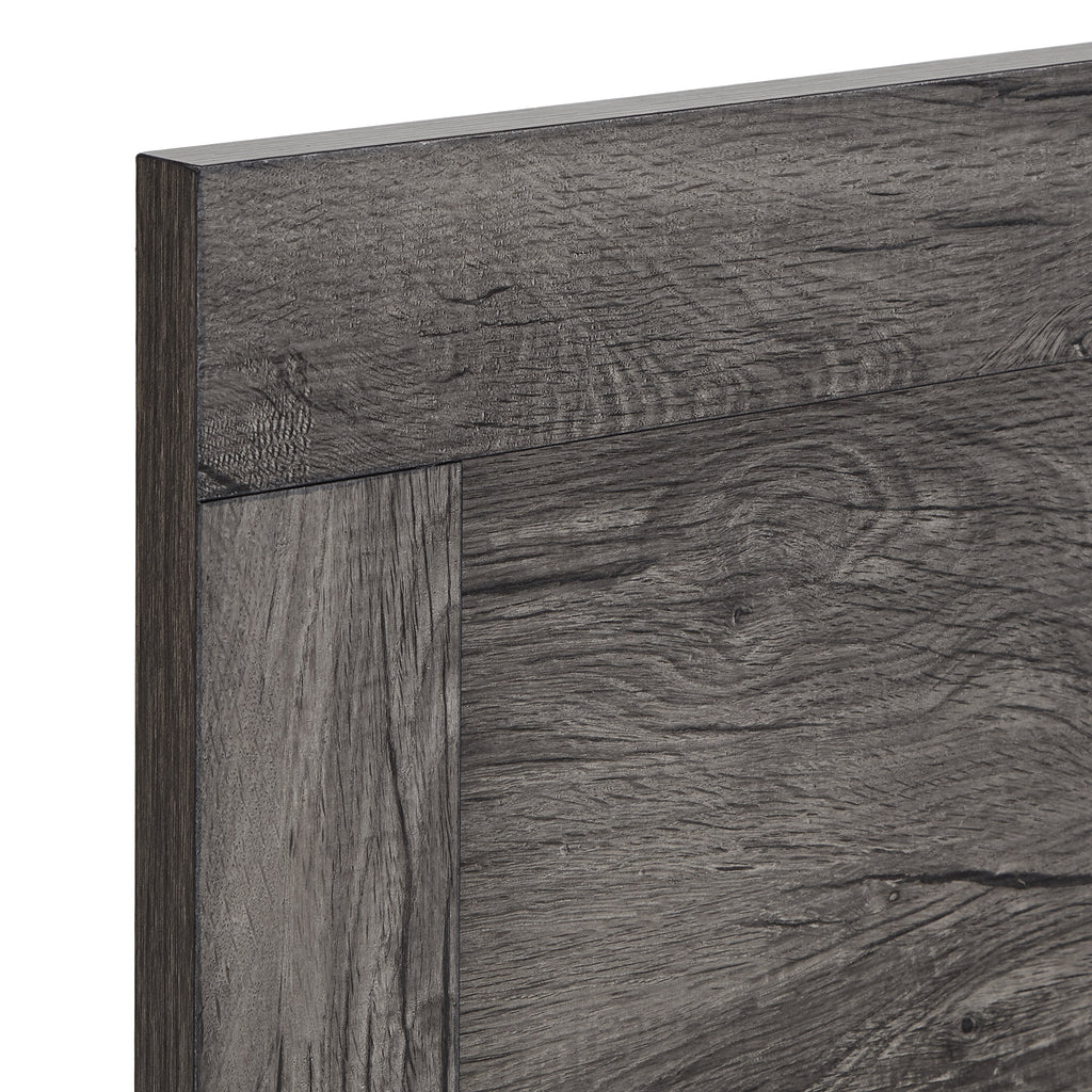 Homelegance By Top-Line Antwan Wood Finish Platform Bed Grey Wood
