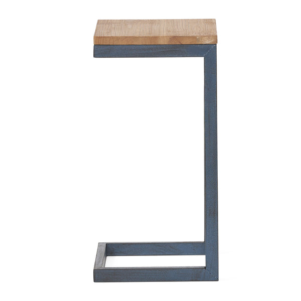 English Elm Christopher Knight Home® - Accent Table - Rustic Antique Fir Wood Design With Sturdy Iron Frame For Versatile Home Use 58970.00M