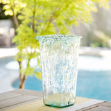 Oceana Organic Glass Square Vase, Large ECL30098 Park Hill