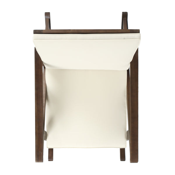 English Elm Christopher Knight Home® - GUS Acacia Wood Rocking Chair with Anti-Rollover Design, Smooth Curves for Indoor & Outdoor Comfort Brown Gray 48.25 L x 29 W x 8.5 H 62436.00DBRN