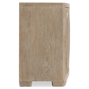 Bernhardt Bernhardt Aventura Bowfront 4-Door Buffet In Marcona Oak Veneer With Soft-Close Doors & Storage 318134