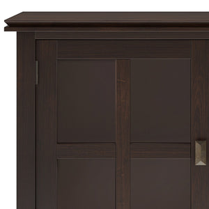 English Elm Artisan Large Sideboard Buffet - Elegant Dark Chestnut Brown, Functional Storage, Timeless Design B136P158417