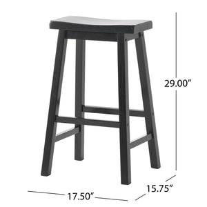 English Elm Pomeroy Saddle Seat Barstool Contoured Counter Height Perch for Kitchen or Home Bar 56484.00