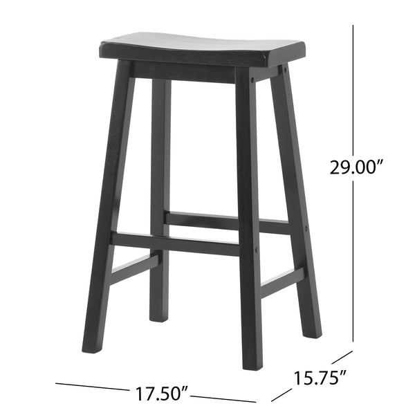 English Elm Pomeroy Saddle Seat Barstool Contoured Counter Height Perch for Kitchen or Home Bar 56484.00