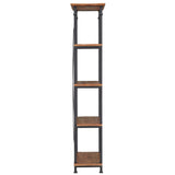 Homelegance By Top-Line Rafferty Vintage Industrial Rustic 26-inch Bookcase Oak Wood