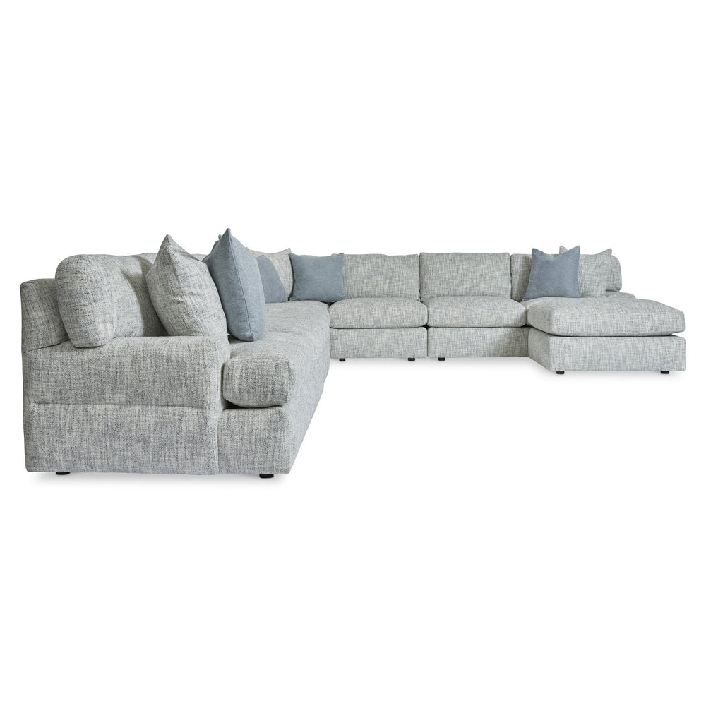 Bernhardt Bernhardt Serena Sectional With Low-Profile Frame And Deep Cushions For Modern Comfort And Style - Made to Order Grey K2028