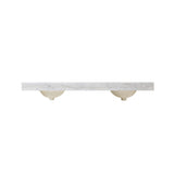 Christopher Knight Home® - Noble House - - 73'' Cararra White Marble Vanity Top&Ceramic Sink