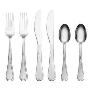 Lenox Cambridge Gravity Sandblasted 6-Piece Flatware Set NO COLOR METAL 4216V2HCCB89