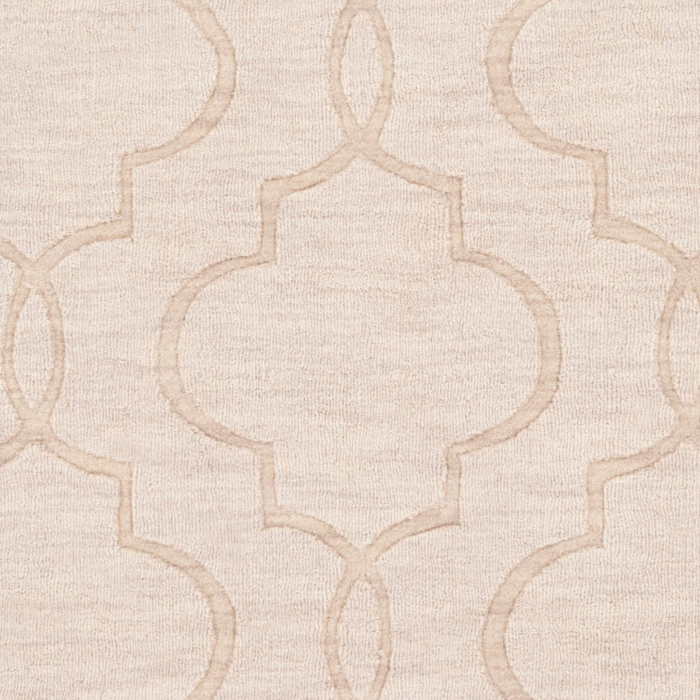 Surya Mystique Handmade Wool Rug 2'6" X 8' - Modern Decor With Natural Elegance & Medium Pile Quality Cream Wool M5179-268