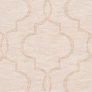 Surya Mystique Handmade Wool Rug 2'6" X 8' - Modern Decor With Natural Elegance & Medium Pile Quality Cream Wool M5179-268