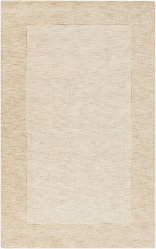 Livabliss Mystique Hand Loomed Wool Area Rug with High Low Pile for Modern Living Rooms Wheat, Ivory 12' x 15' M5324-1215