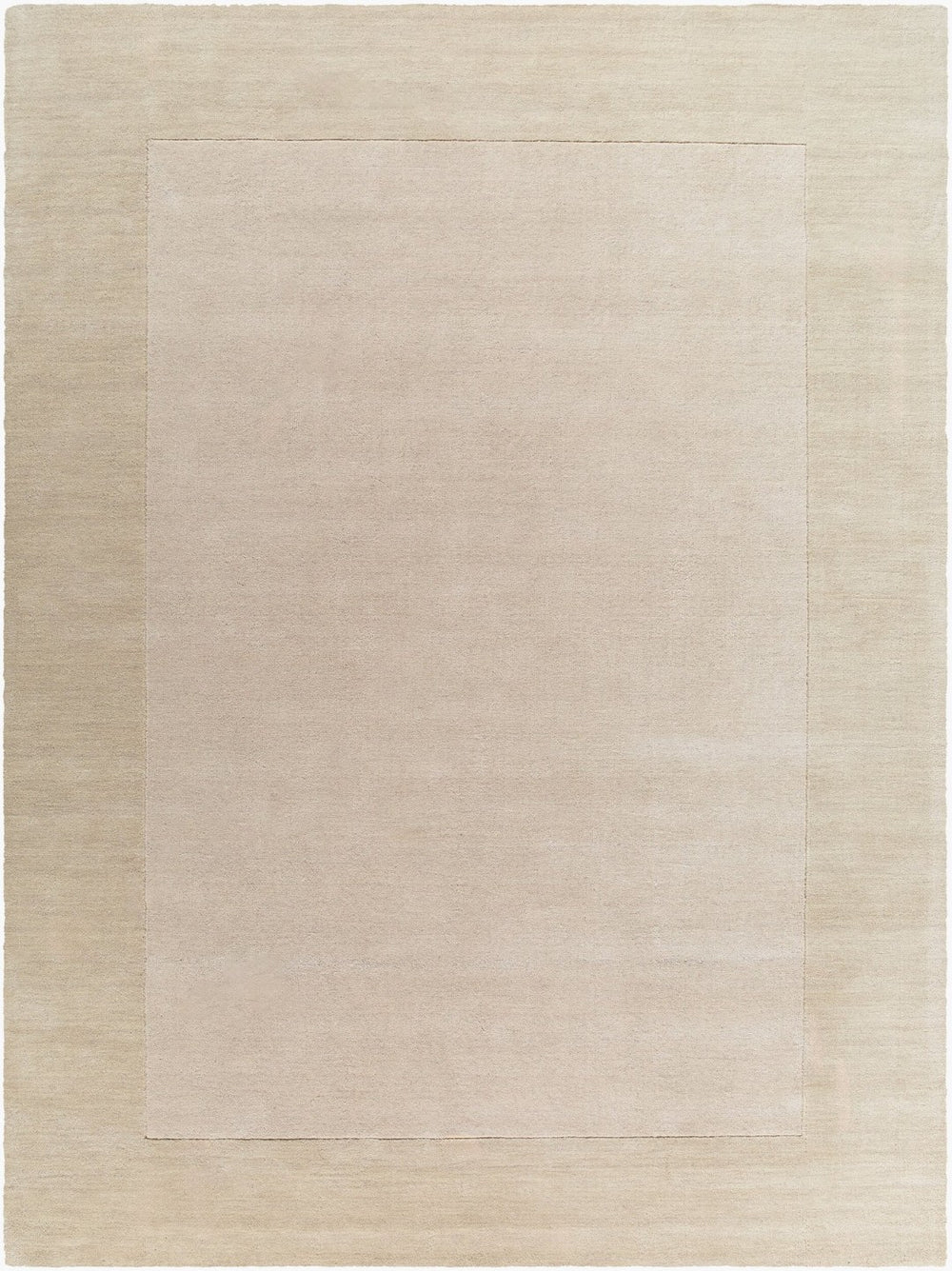 Livabliss Mystique Hand Loomed Wool Area Rug with High Low Pile for Modern Living Rooms Wheat, Ivory 8' x 11' M5324-811