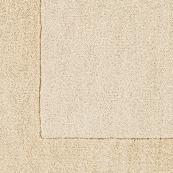 Livabliss Mystique Hand Loomed Wool Area Rug with High Low Pile for Modern Living Rooms Wheat, Ivory 8' x 8' M5324-8SQ
