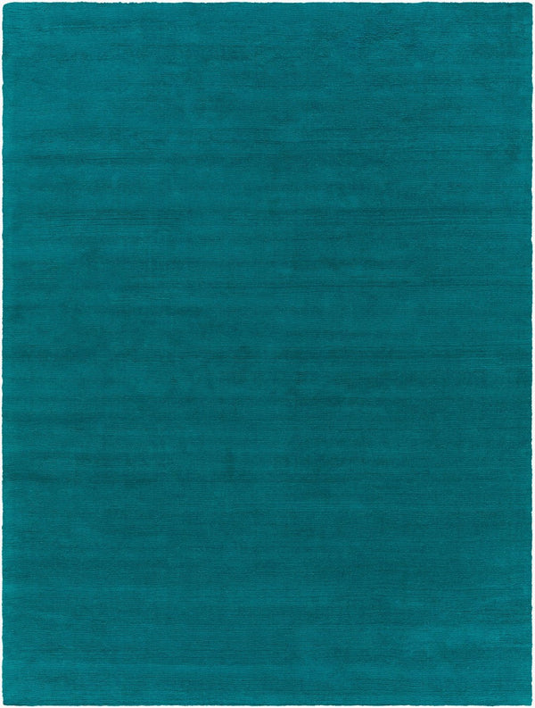 Livabliss Mystique Handloomed Wool Area Rug with High Low Pile Texture for Living Rooms Deep Teal 8' x 11' M5330-811