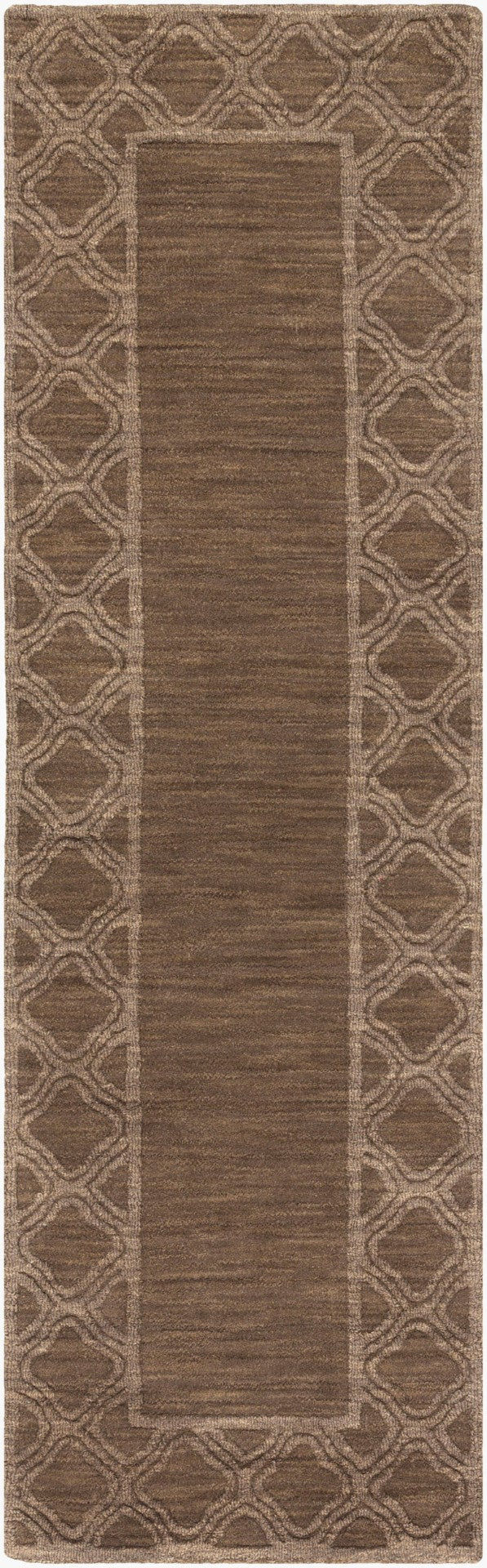 Surya Mystique Hand Loomed Wool Runner Rug Geometric Design for Hallway or Entryway M5421-268