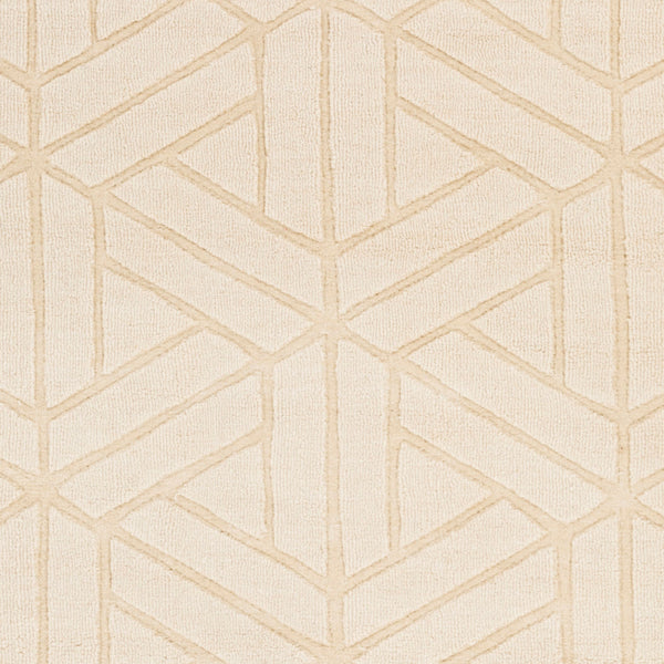 Surya Mystique 2'6" X 8' Handmade Wool Rug - Modern Decor Essential With Exquisite Craftsmanship & Style Ivory Wool M5429-268