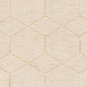 Surya Mystique 2'6" X 8' Handmade Wool Rug - Modern Decor Essential With Exquisite Craftsmanship & Style Ivory Wool M5432-268