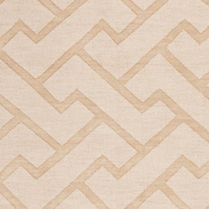 Surya Mystique 2'6" X 8' Handmade Wool Rug - Modern Decor Essential With Exquisite Craftsmanship & Style Ivory Wool M5435-268