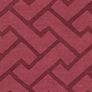 Surya Mystique 2'6" X 8' Handmade Wool Rug - Modern Decor Essential With Exquisite Craftsmanship & Style Plum Wool M5439-268