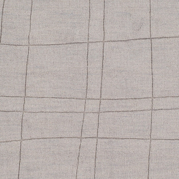 Surya Mystique 2'6" X 8' Handmade Wool Rug - Modern Decor Essential With Exquisite Craftsmanship & Style Light Gray Wool M5450-268