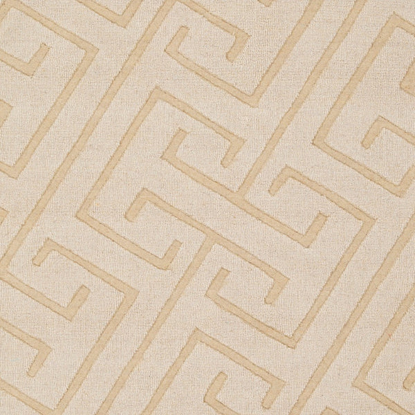 Surya Mystique 2'6" X 8' Handmade Wool Rug - Modern Decor Essential With Exquisite Craftsmanship & Style Ivory Wool M5452-268