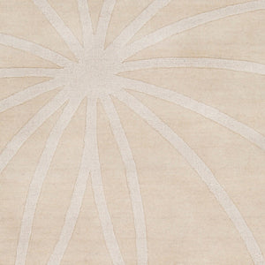 Surya Mystique 2'6" X 8' Handmade Wool Rug - Modern Decor Essential With Exquisite Craftsmanship & Style Wheat Wool M5459-268