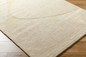 Livabliss Mystique Hand-loomed Wool Accent Rug Artisan Crafted in India for Entryways and Bedrooms Beige, Sandston 2' x 3' M5475-23