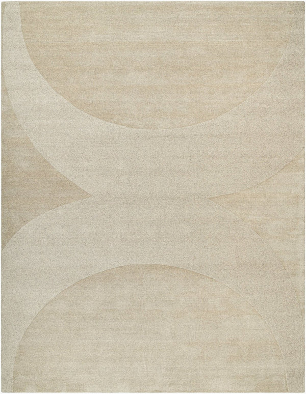 Livabliss Mystique Hand Loomed Wool Accent Rug Soft Medium Pile for Entryways and Cozy Nooks Beige, Taupe 8' x 10' M5478-810