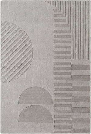 Livabliss Mystique Hand-loomed Wool Accent Rug Artisan Crafted for Entryway or Bedside Decor Taupe, Stone Gr 2' x 3' M5480-23