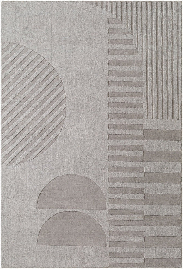 Livabliss Mystique Hand-loomed Wool Accent Rug Artisan Crafted for Entryway or Bedside Decor Taupe, Stone Gr 2' x 3' M5480-23