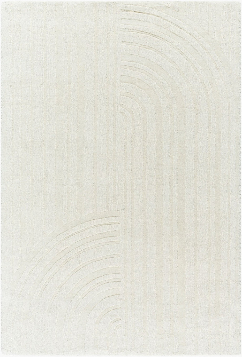 Livabliss Mystique Hand Loomed Wool Accent Rug Soft Pile Entryway Bedroom Floor Decor Ivory, Cream 2' x 3' M5481-23