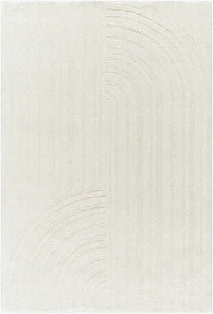 Livabliss Mystique Hand Loomed Wool Accent Rug Soft Pile Entryway Bedroom Floor Decor Ivory, Cream 2' x 3' M5481-23