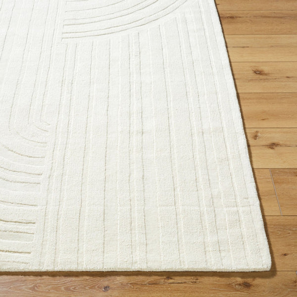 Livabliss Mystique Hand Loomed Wool Accent Rug Soft Pile Entryway Bedroom Floor Decor Ivory, Cream 2' x 3' M5481-23