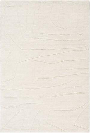Livabliss Mystique Hand-loomed Wool Accent Rug Artisan Crafted for Entryway or Bedroom Decor Ivory, Cream 2' x 3' M5484-23