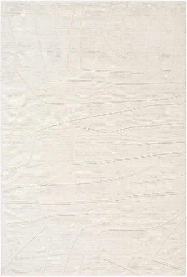 Livabliss Mystique Hand-loomed Wool Accent Rug Artisan Crafted for Entryway or Bedroom Decor Ivory, Cream 2' x 3' M5484-23