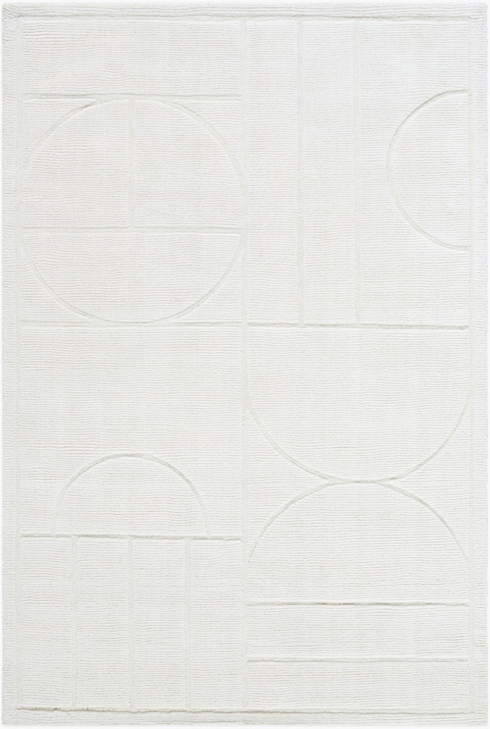 Livabliss Mystique Hand-loomed Wool Accent Rug Artisan Crafted for Entryways and Small Spaces Ivory, Cream 2' x 3' M5485-23