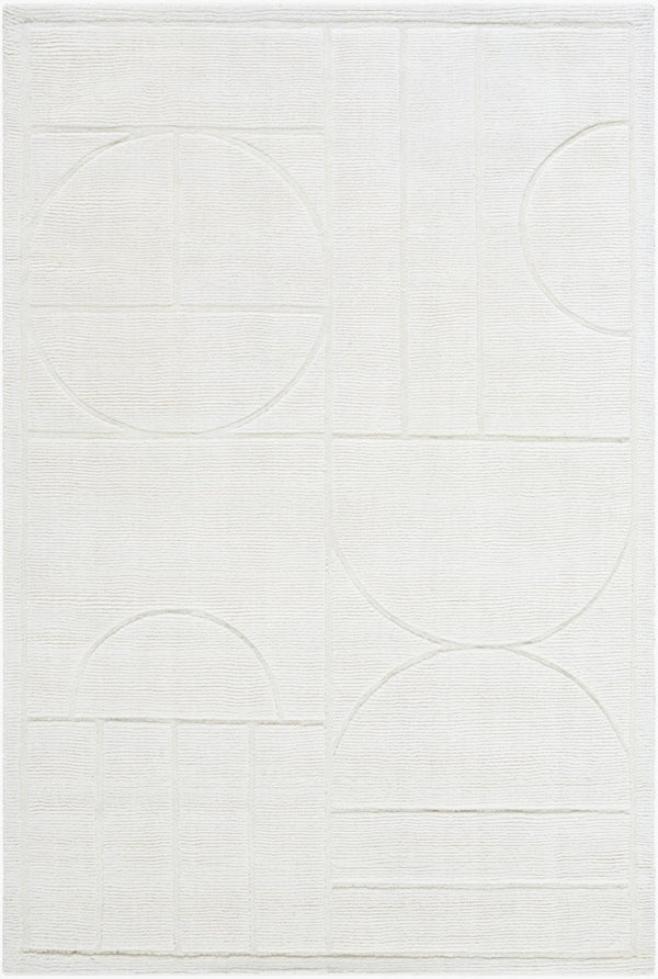 Livabliss Mystique Hand-loomed Wool Accent Rug Artisan Crafted for Entryways and Small Spaces Ivory, Cream 2' x 3' M5485-23