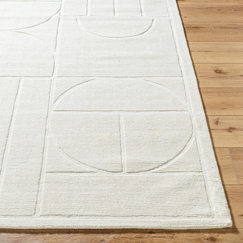 Livabliss Mystique Hand-loomed Wool Accent Rug Artisan Crafted for Entryways and Small Spaces Ivory, Cream 2' x 3' M5485-23