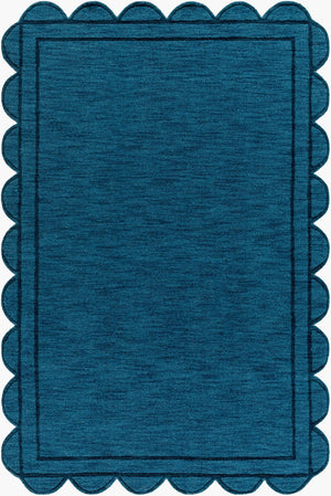 Livabliss Mystique Handloomed Wool Accent Rug Artisan Crafted for Entryway or Bedside Layering Indigo, Midnigh 2' x 3' M5493-23