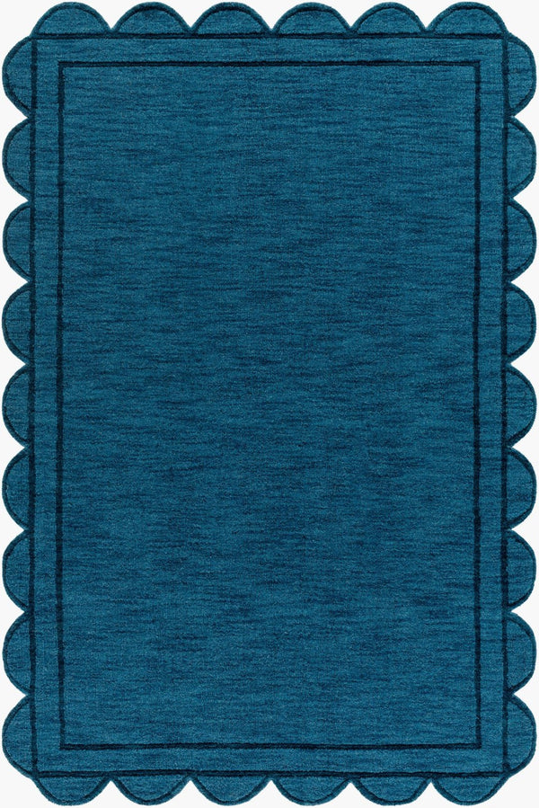 Livabliss Mystique Handloomed Wool Accent Rug Artisan Crafted for Entryway or Bedside Layering Indigo, Midnigh 2' x 3' M5493-23