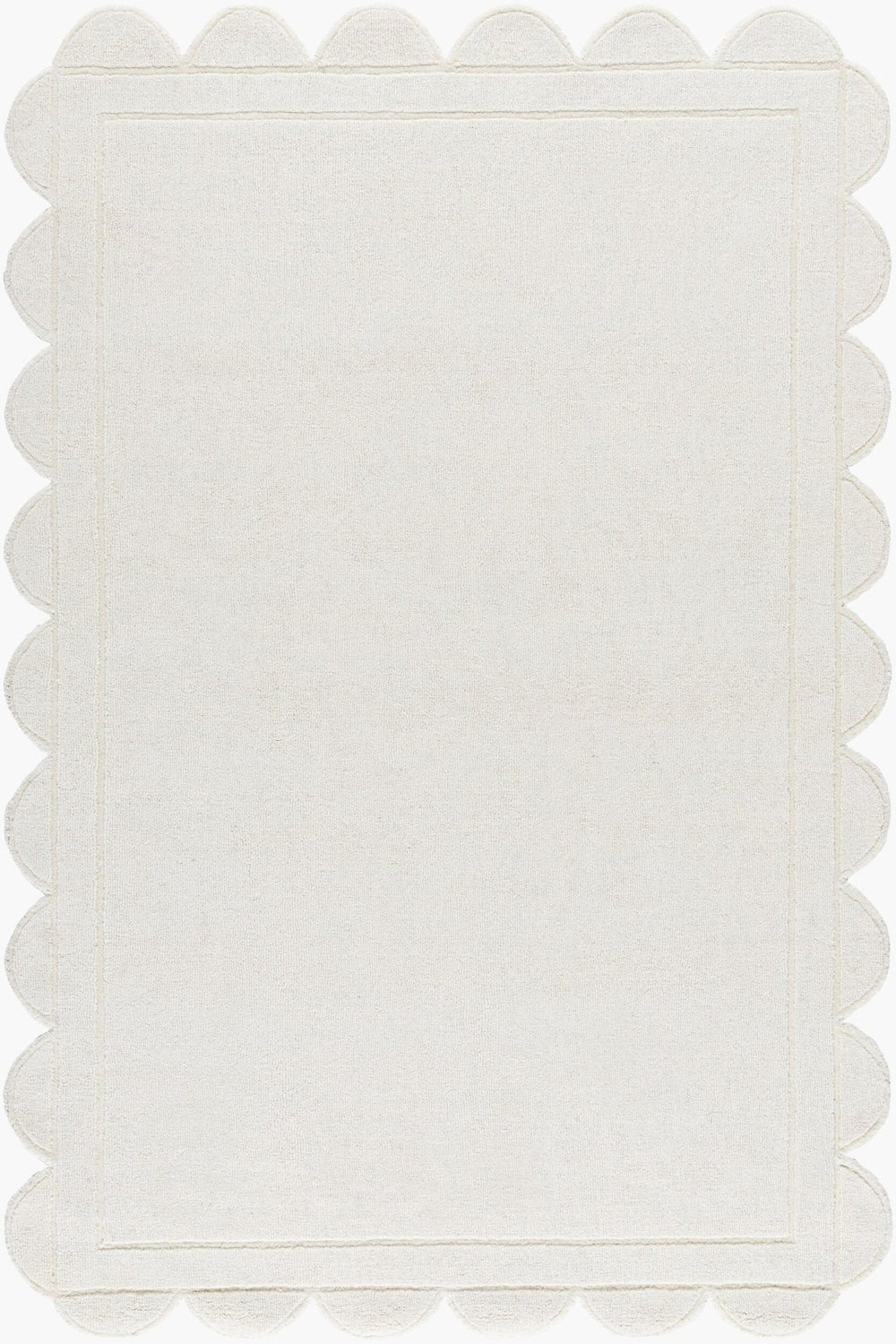 Livabliss Mystique Handloomed Wool Accent Rug Artisan Woven Texture for Entryways and Bedside Ivory, Cream 2' x 3' M5494-23