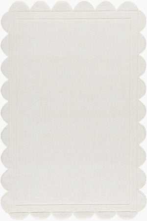 Livabliss Mystique Handloomed Wool Accent Rug Artisan Woven Texture for Entryways and Bedside Ivory, Cream 2' x 3' M5494-23