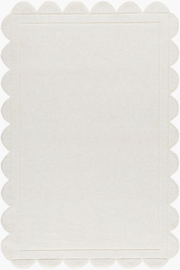Livabliss Mystique Handloomed Wool Accent Rug Artisan Woven Texture for Entryways and Bedside Ivory, Cream 2' x 3' M5494-23