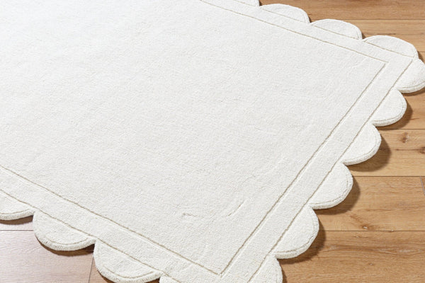 Livabliss Mystique Handloomed Wool Accent Rug Artisan Woven Texture for Entryways and Bedside Ivory, Cream 2' x 3' M5494-23