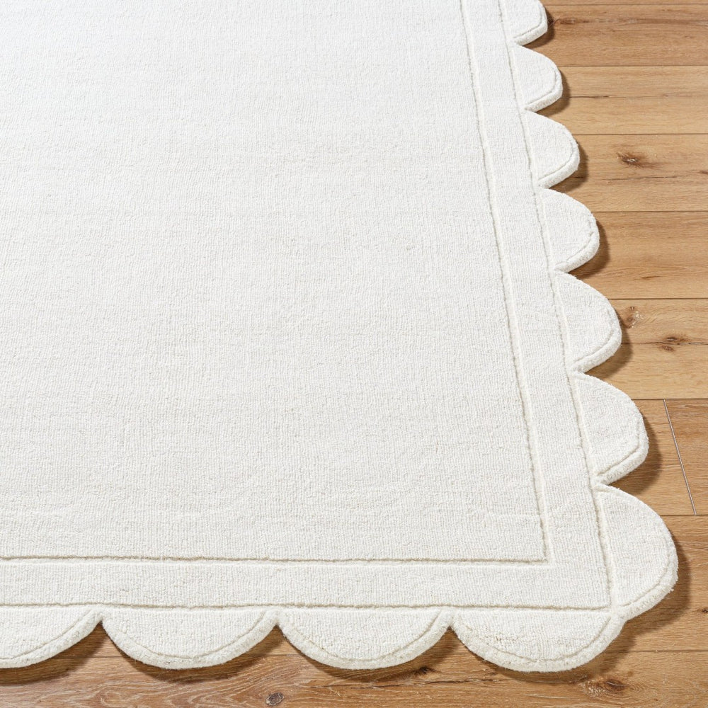 Livabliss Mystique Handloomed Wool Accent Rug Artisan Woven Texture for Entryways and Bedside Ivory, Cream 2' x 3' M5494-23