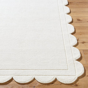 Livabliss Mystique Handloomed Wool Accent Rug Artisan Woven Texture for Entryways and Bedside Ivory, Cream 2' x 3' M5494-23