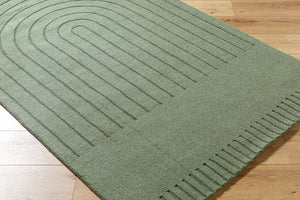 Livabliss Mystique Handmade Artisan Accent Rug India Crafted for Entryways Bedside and Hearth Sage Green, Mos 9' x 12' M5495-912