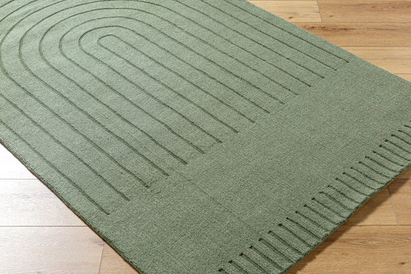 Livabliss Mystique Handmade Artisan Accent Rug India Crafted for Entryways Bedside and Hearth Sage Green, Mos 9' x 12' M5495-912