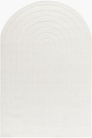 Livabliss Mystique Handcrafted Indian Accent Rug Artisan Woven Texture for Entryways and Bath Ivory, Cream 5' x 7'6" M5496-576